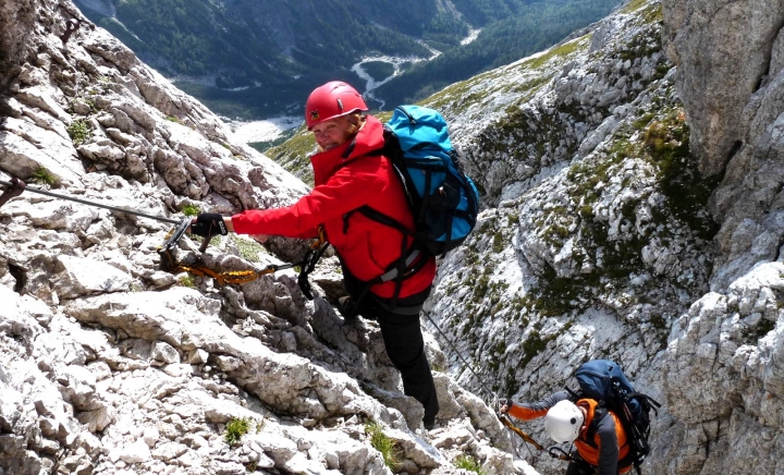 Zdeněk Sedláček, Julské Alpy - přechod po ferratách