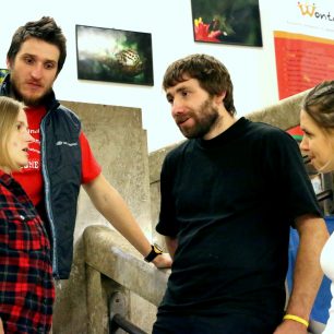 Peggy Marvanová vymýšlí další extrém, Festival Obzory 2017. Foto: Jiří Stibor