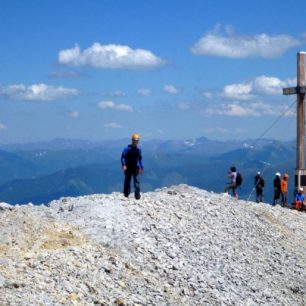 Jan Laštůvka, Na vrcholu Scheichenspitze (2664 m)