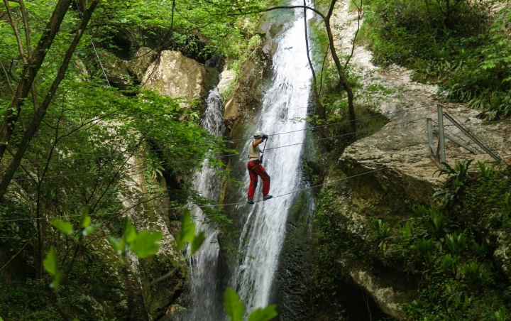 Jan Konvalinka, Lanový most na ferratě Rio Salagoni
