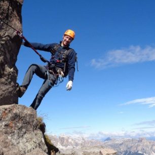 Ondřej Kika, V Dolomitech není nouze o exponovaná místa