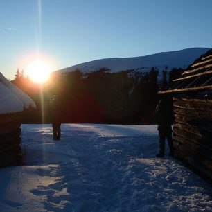 Západ slunce na Culmea Cionti (1615 m)