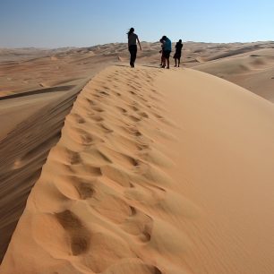 V dunách Rub-al-Chálí, foto Ivo Petr