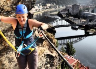 Ferata Memento HTW v Pastýřské stěně